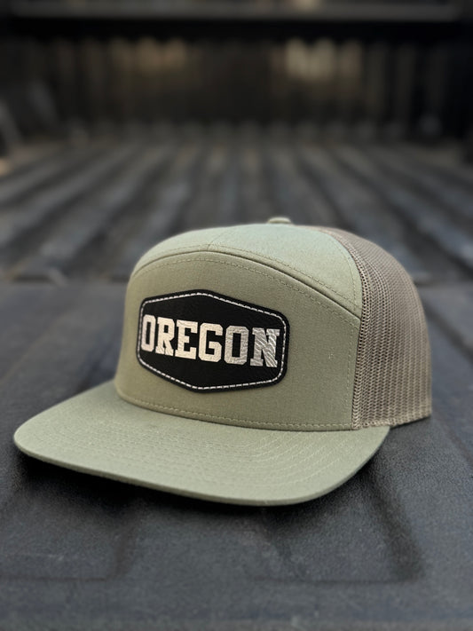 OREGON - Blocked Flat Bill